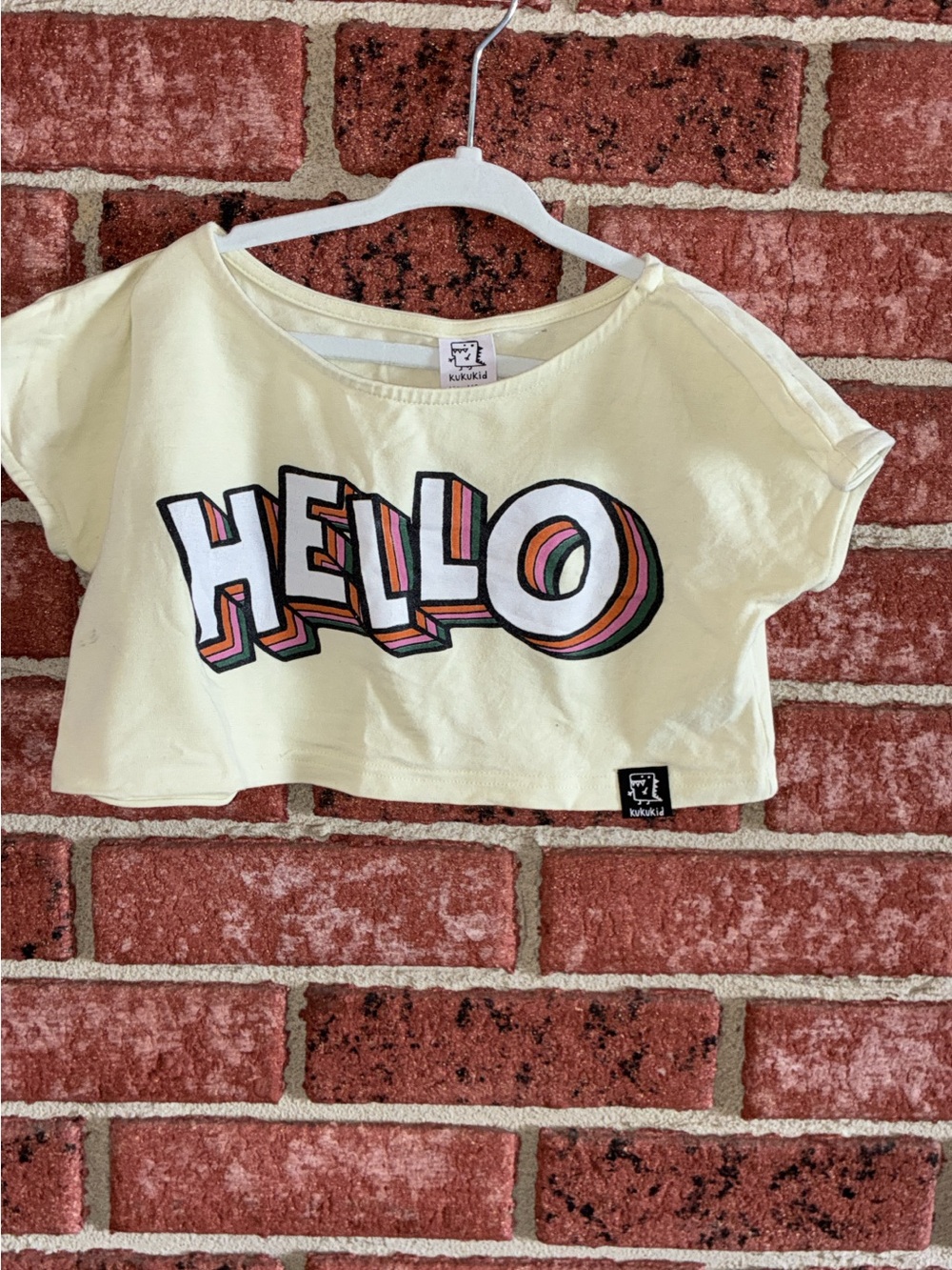 Kukukid Crop tee 110/116
